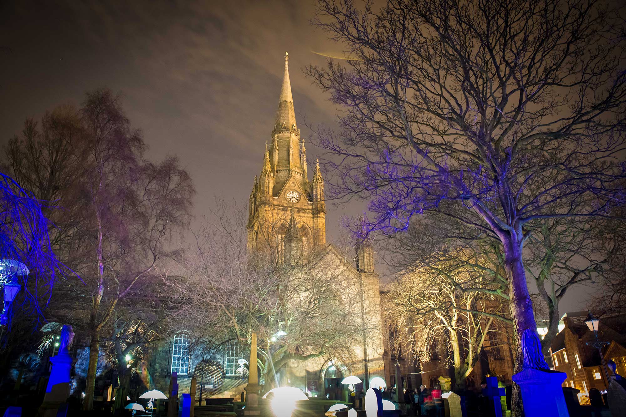 À Aberdeen, le cimetière s&rsquo;illumine